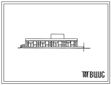 Типовой проект 274-30-27с Торговый центр для поселков на 1000-1500 человек.Стены кирпичные.Для строительства в районах с сейсмичностью 7 и 8 баллов.