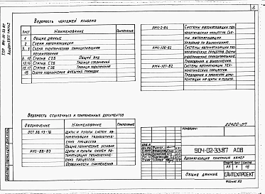 Альбом 18 Часть 2 Приточная вентиляционная камера рециркуляционная с воздухонагревателем и двумя клапанами рециркуляционного воздуха. Пневматическая система регулирования.  