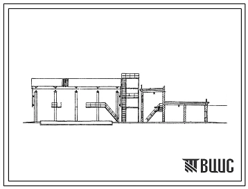 Типовой проект 705-4-54 Расходный склад жидкого хлора емкостью 300 т в открытом исполнении.
