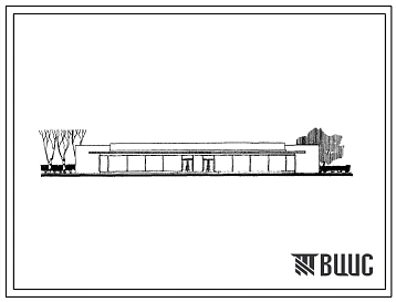 Типовой проект 274-12-14 Промтоварный магазин на 24 рабочих мест, для строительства во 2 и 3 строительно-климатических зонах.