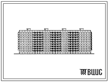 Фасады Типовой проект 111-94-43/75.2 Дом 9-этажный 4-секционный 144-квартирный