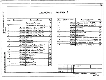 Альбом 6 Изделия строительные
