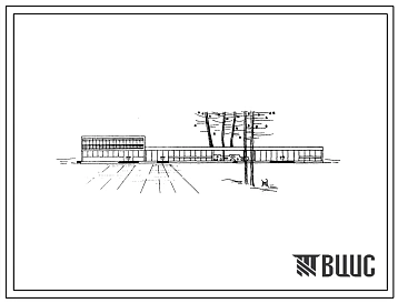 Типовой проект 274-30-37С Торговый центр. Тип 4 для поселков на 3500-4000 жителей. Магазин на 12 рабочих мест (вариант блока магазина с фронтальным решением торговых рядов). Для строительства в 4 строительно-климатической зоне.