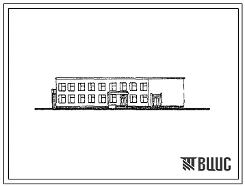 Типовой проект ВП 347-82 (12-46-135к) Комплексное основное здание на 30 человек с наружными и внутренними стенами из кирпича в сочетании с конструкциями серии 135