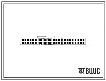 Типовой проект 224-1-251п Средняя школа на 10 классов (392 учащихся). Для строительства в IВ климатическом подрайоне, II и III климатических районах на просадочных грунтах.