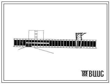 Типовой проект 234-1-4 Учебный комбинат по подготовке рабочих строительных и монтажных профессий с годовым выпуском 2300 человек (со стенами из кирпича). Мастерские при полигоне.
