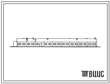 Типовой проект 807-10-107.12.87 Здание карантина на 250 телят (полносборное здание с рамным каркасом)