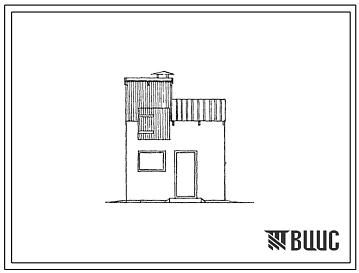 Типовой проект 195-000-94с Постройка для содержания скота и птицы (с минимальным набором помещений) для индивидуальных застройщиков. Для строительства в 3Б, 4Б и 4В климатических подрайонах Азербайджанской ССР