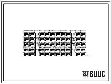 Типовой проект ТДСК-71А/77-09сп/1 Блок-секция четырехэтажная 16-квартирная с правым торцовым окончанием (четырехкомнатных 4Б — 8, пятикомнатных 5Б - 8).