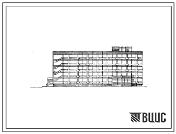 Типовой проект 242-9-10с Спальный корпус на 250 мест для домов отдыха. Для строительства в IV климатическом районе сейсмичностью 7 и 8 баллов.