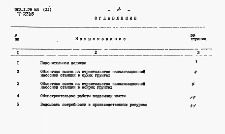 Альбом 11 Сметы. Подземная часть (открытый способ в сухих и мокрых грунтах).         