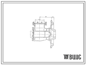 Проект Н6027 Горелка дутьевая унифицированная для высококалорийных газов производительностью 2,5 Гкал/ч ГДУВ-2,5