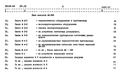 Альбом 6 Сметы. Часть 1 Общая часть. Блоки емкостей. Контактные резервуары