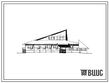 Типовой проект 161-139-17М Одноэтажное общежитие на 50 мест для строительства в IА климатическом подрайоне с вечномерзлыми грунтами.