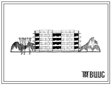 Типовой проект 111-26-35п/1 Четырехэтажный двухсекционный 24-квартирный жилой дом (однокомнатных 1Б — 8, двухкомнатных 2Б — 8, трехкомнатных 3Б — 8). Для строительства во II и III климатических районах Украинской ССР на просадочных грунтах.