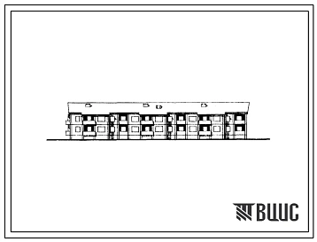 Типовой проект 111-94-63/1 Дом двухэтажный трехсекционный 18-квартирный крупнопанельный (однокомнатных 1Б — 6, двухкомнатных 2Б — 6, трехкомнатных 3Б — 6). Для строительства во II и III климатических районах Украинской ССР.
