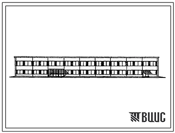 Типовой проект 416-4-18/72 Здание бытовых помещений для нефтеперерабатывающих заводов на 300 человек с административными помещениями