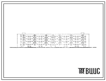 Типовой проект 114-109-27с Четырехэтажный шестисекционный жилой дом на 48 квартир.