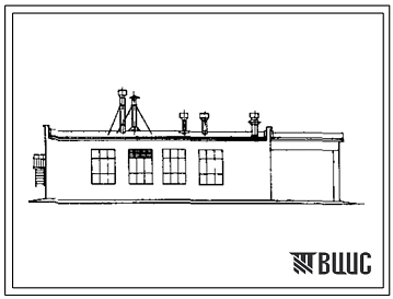 Типовой проект 416-7-3 Зарядная станция на 20 мест с гаражом для аккумуляторных погрузчиков.