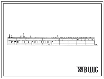 Типовой проект 501-4-23.87 Унифицированные тяговые подстанции магистральных железных дорог постоянного и переменного тока. Здание подстанции постоянного тока с выпрямительными агрегатами (стены панельные)