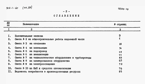 Альбом 8.84 Сметы. Общая часть (из ТП 902-1-60)   