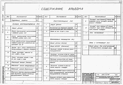 Альбом 3 Электрооборудование, автоматизация производства, устройства связи и сигнализации.     