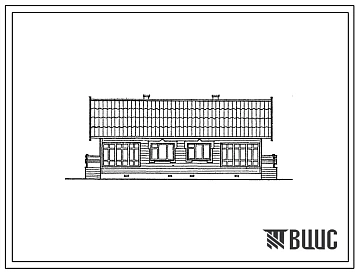 Типовой проект 186-115-198.13.88 Одноэтажный двухквартирный жилой дом с двухкомнатными квартирами (для Кировской области)