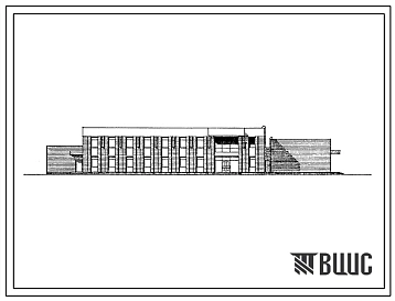 Типовой проект 416-7-293сп.88 Блок производственно-технического обслуживания жилищного фонда (тип 4). Со стенами из кирпича.