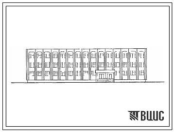 Типовой проект 416-1-222.89 Административно-бытовой корпус автономного автотранспортного предприятия на 200 грузовых автомобилей с частично закрытой стоянкой