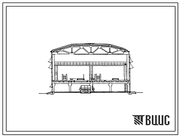 Типовой проект 411-2-36/70 Четырехрамный лесопильный цех годовой производительностью по распилу сырья 205-295 тыс.м3.