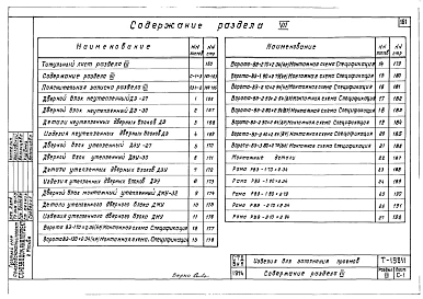 Раздел 7 Изделия для заполнения проемов
