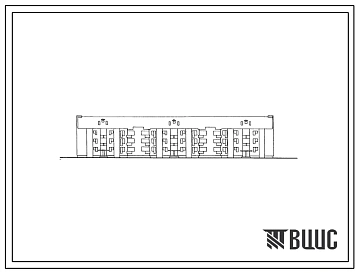 Типовой проект 114-12-125 3-этажный 3-секционный дом на 36 квартир (однокомнатных-6, двухкомнатных-18, трехкомнатных-12) со стенами из кирпича. Для строительства в 1В и 2В климатических подрайонах.