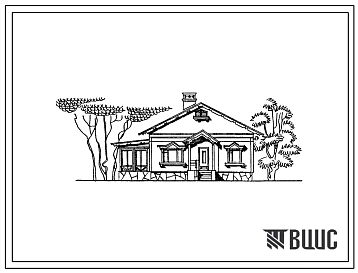 Типовой проект 181-135-179/1.2 1-этажный 1-квартирный 3-комнатный жилой дом. Для строительства в 1В климатическом подрайоне, 2 и 3 климатических районах.