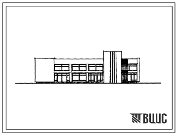 Типовой проект 274-32-37 Комплексное предприятие общественного питания на 150 мест с внутренним каркасом и кирпичными стенами (торговый центр — тип III). Для строительства в IВ климатическом подрайоне, II и III климатических районах.