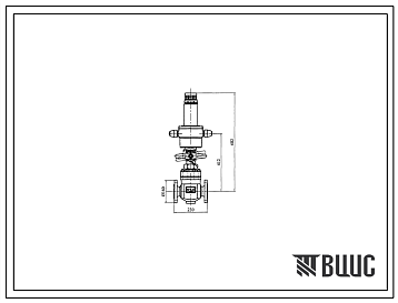Шифр КРТ4228.00.000 ПС Клапан запорный электромагнитный DN50 PN25