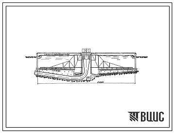 Типовой проект 902-2-84/75 Отстойники канализационные радиальные первичные из сборного железобетона диаметром 24 м