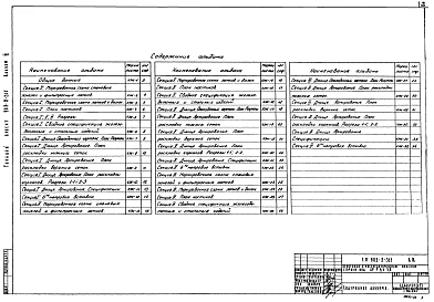 Альбом 3 Строительная часть. Секции I, II и III   