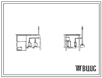 Типовой проект 903-1-85 Котельная с 2 котлами Е-04/9Г паропроизводительностью 0,8 т/час. Топливо-природный газ. Теплоноситель-пар.