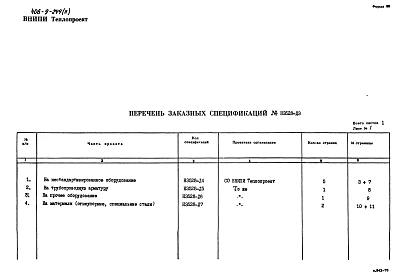 Альбом 2 Заказные спецификации