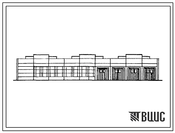 Типовой проект 503-287 Профилакторий для постового обслуживания 300 грузовых автомобилей. Расчетная наружная температура -20, -30, -40 0С. Стены из легкобетонных панелей