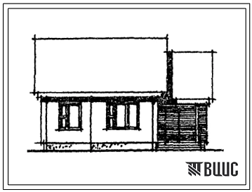 Типовой проект 181-97-100/1 Одноэтажный одноквартирный трехкомнатный жилой дом для кооперативного и государственного строительства в сельской местности.