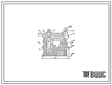 Проект РП11928.01 Печь нагревательная камерная размерами пода 0,93х0,7 м, на газе и дизельном топливе (левая)
