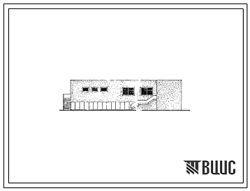 Типовой проект 224-1-319м Начальная школа на 4 класса (80 учащихся) для сельского строительства в 1А климатическом подрайоне с вечномерзлыми грунтами