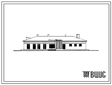 Типовой проект 2-07-8тс/67 Столовая на 50-52 места. Для строительства в IV строительно-климатической зоне, в районе с сейсмичностью 9 баллов.