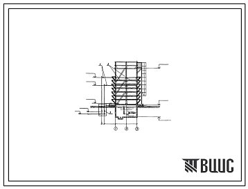 Типовой проект 901-6-74.85 Градирня открытого типа с капельным оросителем площадью 8 м.кв