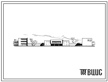 Типовой проект 222-1-273с Десятилетняя общеобразовательная школа на 30 классов (1176 учащихся). Для строительства в IIIБ климатическом подрайоне сейсмичностью 7 и 8 баллов.
