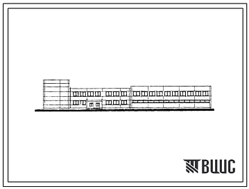 Типовой проект 222-1-184с/78 Общеобразовательная школа на 20 классов (784 учащихся). Для строительства в IVБ и IVВ климатических подрайонах сейсмичностью 7 и 8 баллов.