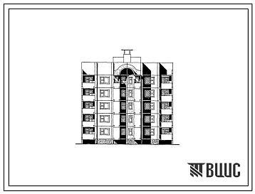 Типовой проект 90-0137.13.87 Пятиэтажная блок-секция рядовая на 20 квартир. Для Воронежа и Воронежской области