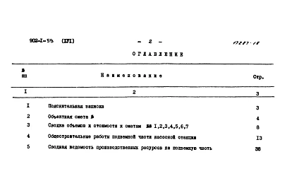 Альбом 16 Сметы (глубина заложения подводящего коллектора 5,5 м). Подземная часть (вариант из монолитного железобетона)   