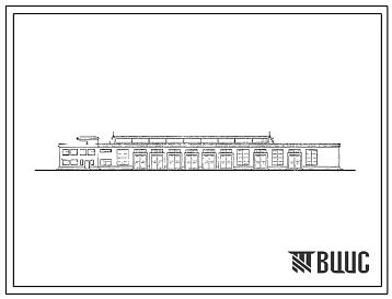 Типовой проект 411-1-33 Ремонтно-механическая мастерская в блоке с гаражом для леспромхозов с объемом вывозки древесины 500 тыс. м? в год. Моечная и осмотровая эстакады.